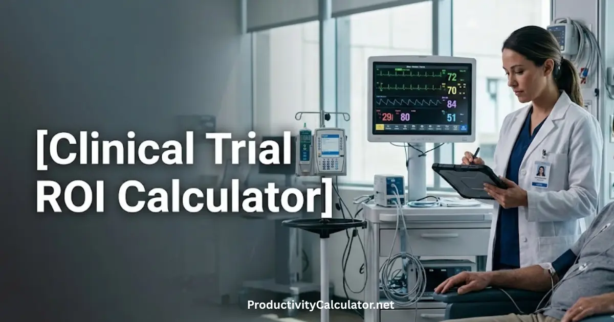 Clinical Trial ROI Calculator