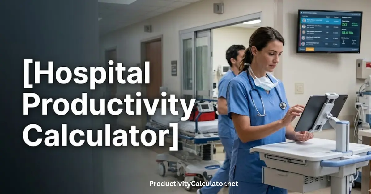 Hospital Productivity Calculator