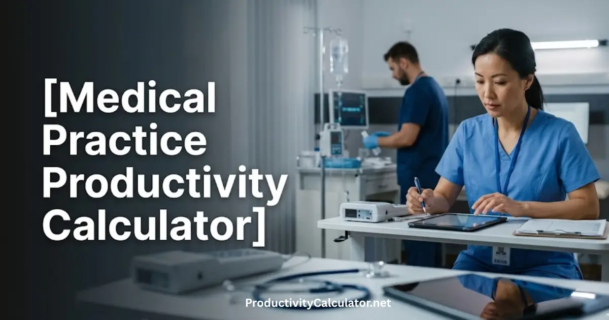 Medical Practice Productivity Calculator
