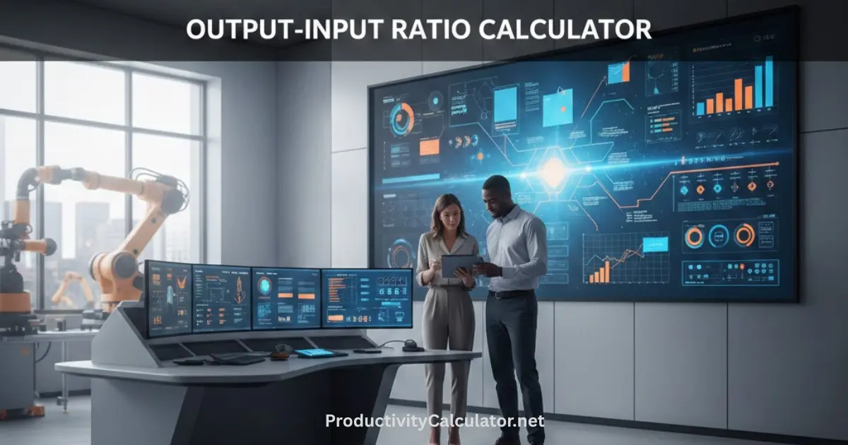 Output-Input Ratio Calculator