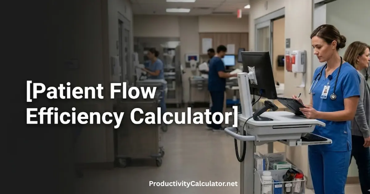 Patient Flow Efficiency Calculator