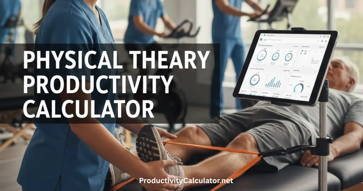 Physical Therapy Productivity Calculator