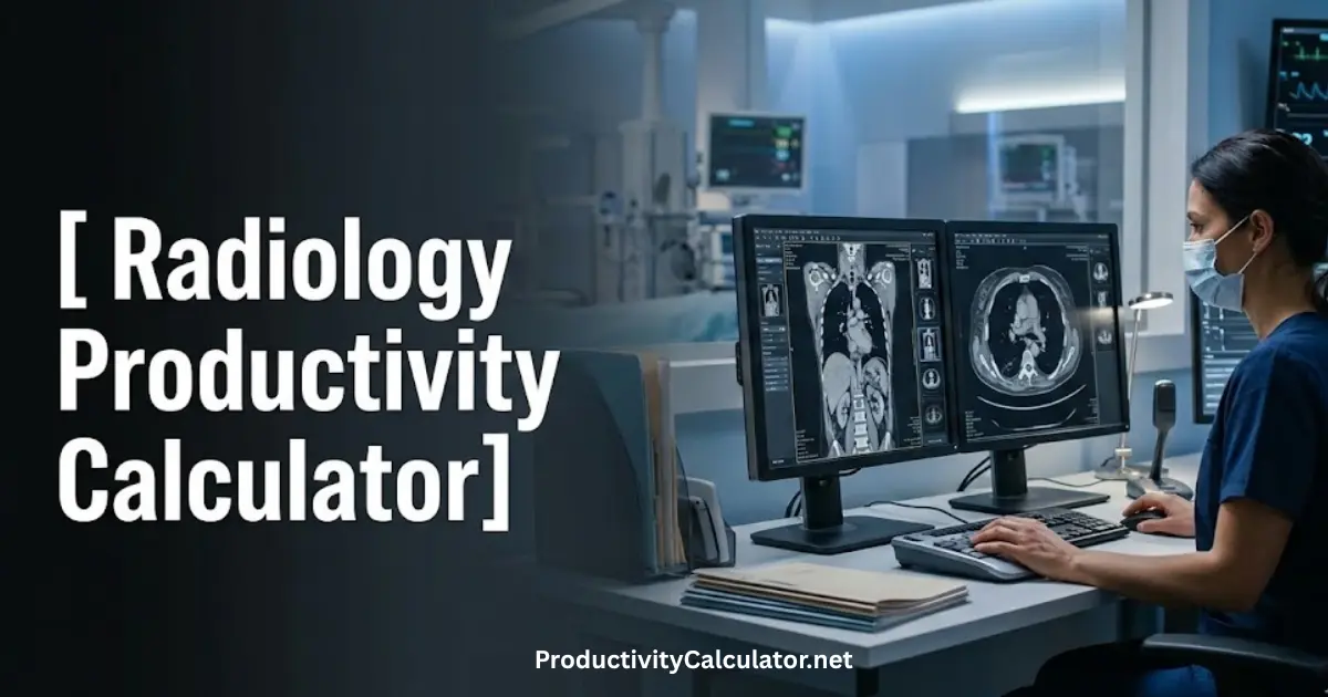 Radiology Productivity Calculator