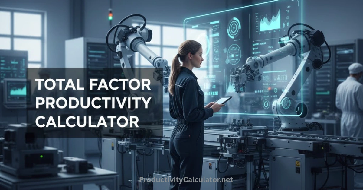 Total Factor Productivity Calculator